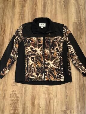 Legendary Whitetails Softshell Jacket Mossy Oak Mens Sz Large  Dad Gift
